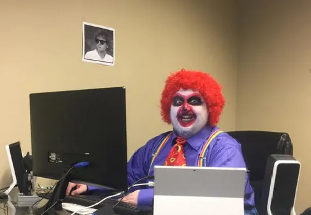 ‘Clowns’ spotted in university administration buildings