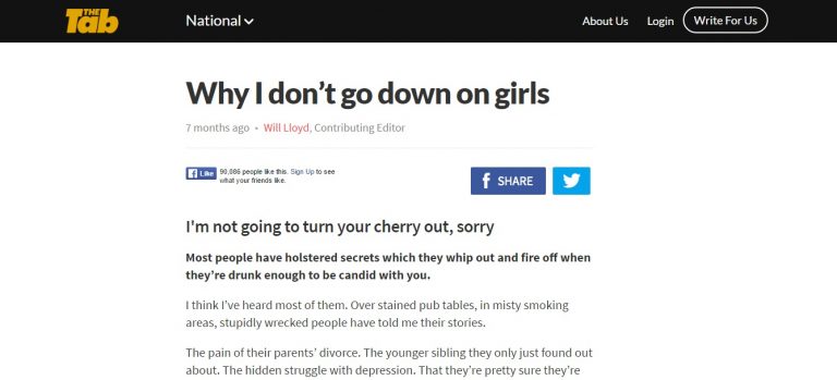 Will Lloyd caused riots in the streets of 17 countries, millions of girls' dreams ruined in one savage af article