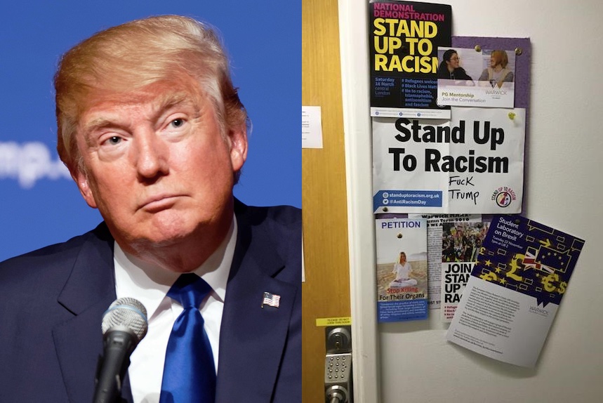 Trump ‘on edge’ after threat from Warwick sociology student